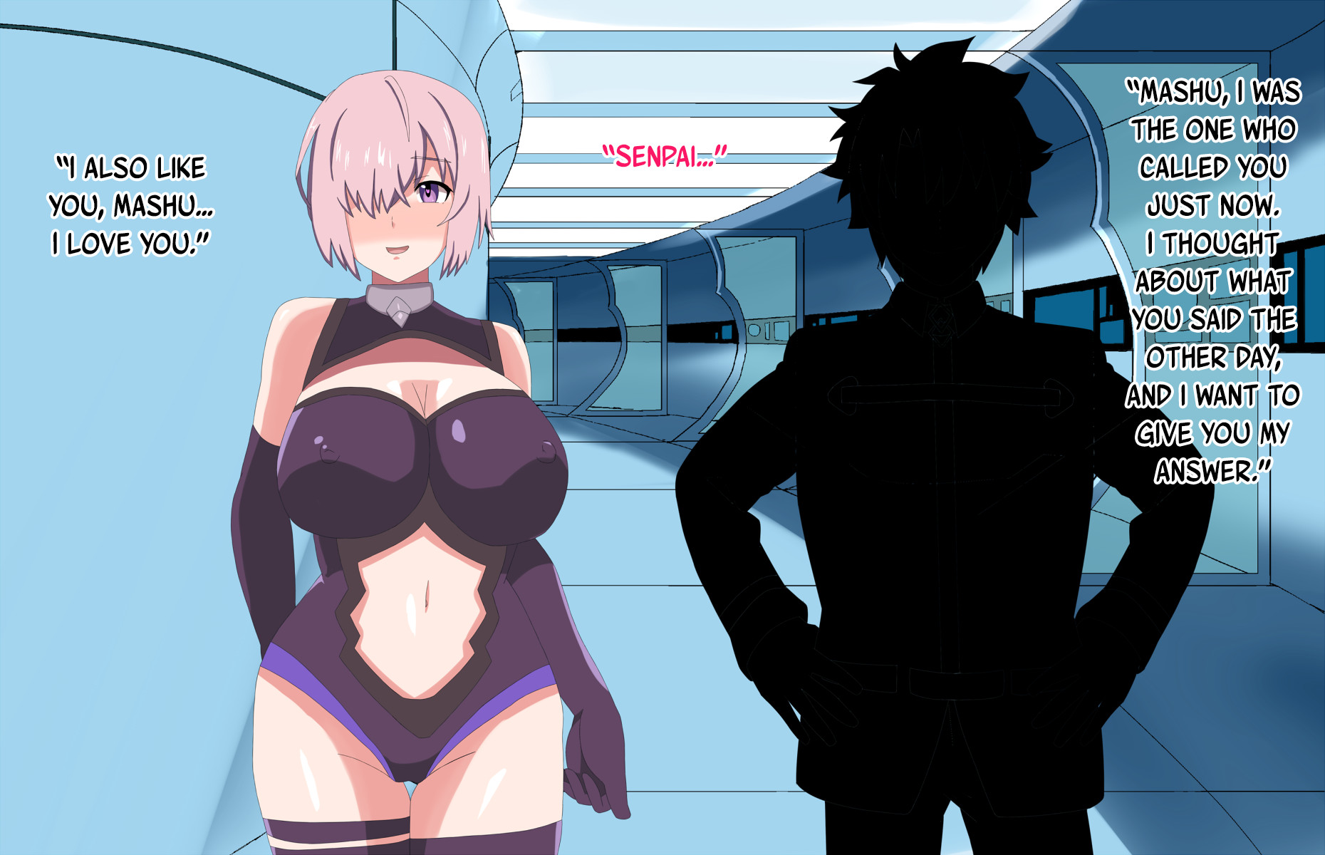 Hentai Manga Comic-Story Of Mash Doing NTR With A Creepy Otaku-Read-6